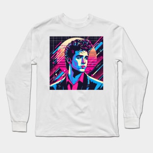 You Belong to the City 80s Synthwave Long Sleeve T-Shirt